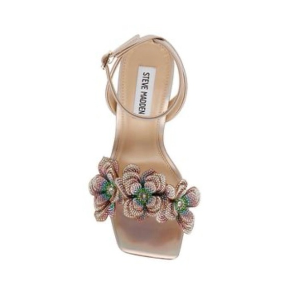 Steve Madden ulyana Iridescent Strappy Sandals size 8 nwt without the box - Picture 2 of 9